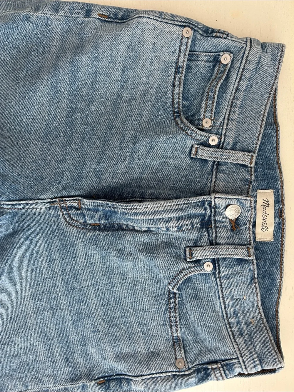 Madewell Women's Light Wash High-Rise Jeans